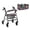 Colorful Butterfly Print, variant on COEQINE Rollator Seat & Roller Bar Covers with Large Capacity Storage Organizer 3 Pieces Set, Reusable Rollator Walker Accessories Gifts for Elderly, Purple Gold Marble
