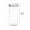 M, variant on Airtight Food Storage Container, Clear Plastic Kitchen Jar with 4-Side Locking Lid - Multisize Pantry Organizer for Grains Snacks Spices Flour (Xs)