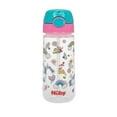 thumbnail image 4 of Nuby 2367457 18 oz Flip-it Printed Cups with Push Button Cap - 18 Month Plus - Pack of 2 - Case of 12, 4 of 4