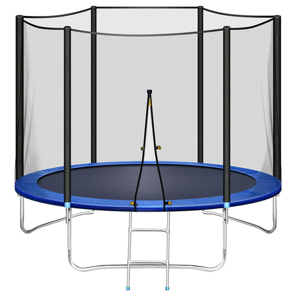 Trampoline FT with Safe Enclosure Net, Kids Trampoline for & Exercise Indoor or 661 LB Capacity for 3-4 Kids, Waterproof Jump Mat, Backyard Trampoline Ladder for Jump Sports - Walmart.com