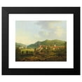 thumbnail image 2 of Anton Schiffer 14x12 Black Modern Framed Museum Art Print Titled - Open Landscape with Monastery, 2 of 5
