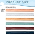 thumbnail image 4 of YardChic 10Pcs Ruler, Clear Plastic Ruler, Straight Ruler, Flexible Ruler, Plastic Ruler, Shatterproof Rulers with Inches and Centimeters, Plastic Drafting Measuring Ruler, Classroom Essentials, 4 of 5