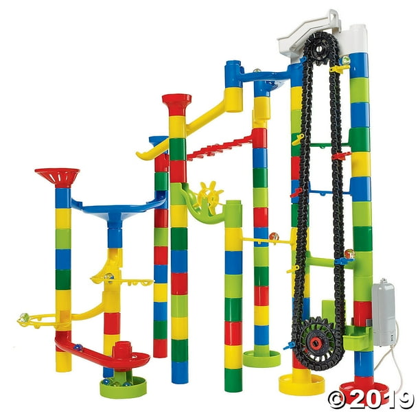 International Playthings Quercetti Marble Run With Motorized Elevator 177 Pieces Marble Runs Amazon Canada