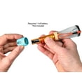 thumbnail image 3 of UCO Leschi 110 Lumen Compact LED Lantern and Flashlight with Dimmer and Strobe, Aqua/Gold, 3 of 8