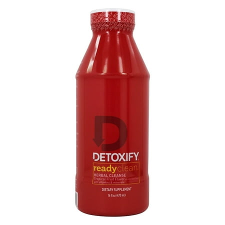 Detoxify Brand - Ready Clean Herbal Cleanse Tropical Fruit Flavor - 16 oz