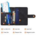 thumbnail image 3 of Funda para pasaporte Eoehro Passport Wallet con bloqueo RFID, color negro, 3 of 7