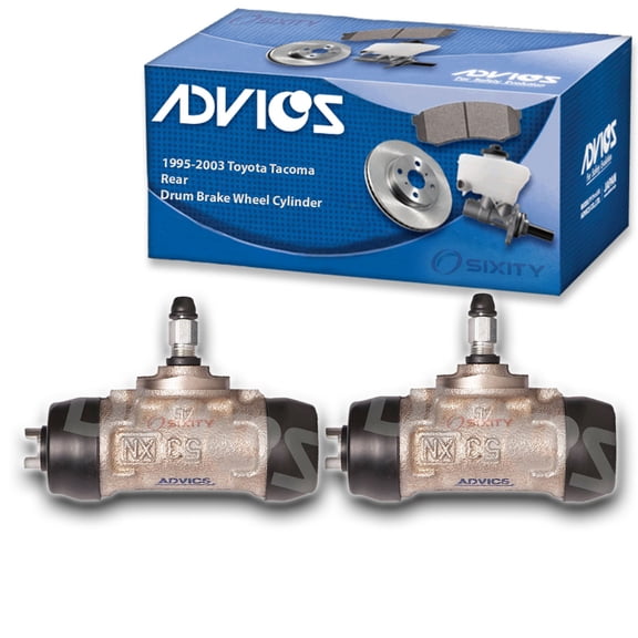 2 pc ADVICS Rear Drum Brake Wheel Cylinders compatible with Toyota Tacoma 1995-2003