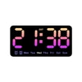 thumbnail image 1 of Maoww Electronic Alarm Clock With Voice Control Temperature Display And Week Display 6. Three Alarm Modes Style 7, 1 of 6