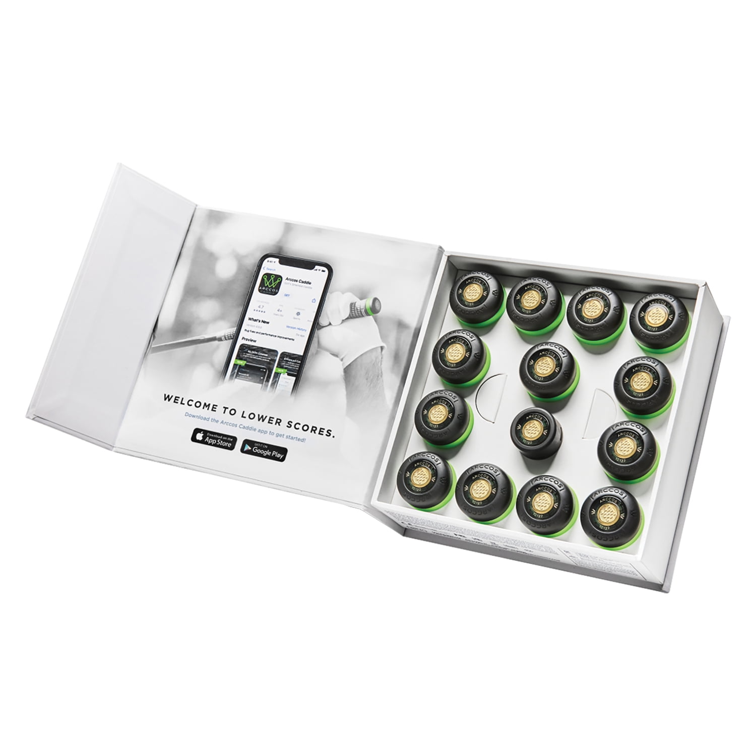 Arccos Caddie Smart Sensors - Full set of 14 including