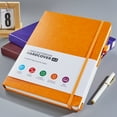 thumbnail image 4 of NIRMIRO A4 Hardcover Notebook: Large 8.5"x11" College Ruled Journal with 320 Pages, 100GSM Thick Paper, Leather Lined Cover for Work, School, Study, Writing & Business, 4 of 9