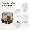 thumbnail image 6 of Lsque Oil Lamp Coffee Beans Printed Women's Running Shorts with Liner Pockets,Elastic Quick Dry Workout Athletic Gym Yoga Shorts,Womens High Waist Shorts-X-Large, 6 of 9