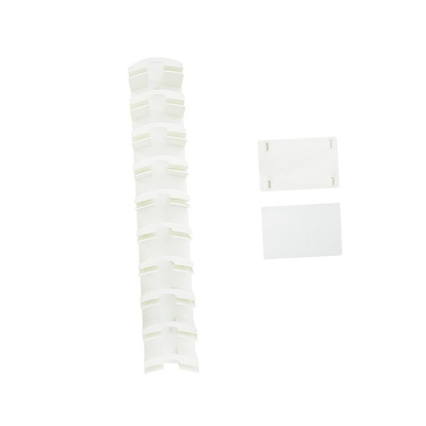 Organizador de sombreros para gorras de béisbol, organizador de gorras, práctico para colgar en pared, perchero para entrada, guardarropa, armario Blanco