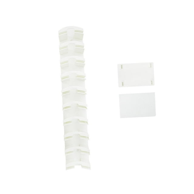 Organizador de sombreros para gorras de béisbol, organizador de gorras, práctico para colgar en pared, perchero para entrada, guardarropa, armario Blanco