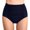 Navy Blue, variant on Women's Swim Bottoms High Waisted Swimsuit Bottoms Full Coverage Bikini Briefs Bathing Suit Shorts