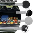 thumbnail image 6 of COEQINE Universal Cargo Liner for Cars SUVs, Scratch-proof Trunk Protection Cute Back Cargo Mat Vehicle Interior Accessories, 29 x 39 Inches, Colorful Hippie Floral Brown, 6 of 7