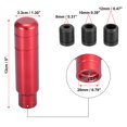 thumbnail image 3 of Metal Universal 5" Shift Knob Gear Shift Manual Transmission Stick Shift Knob Set for Car Auto Red, 3 of 6