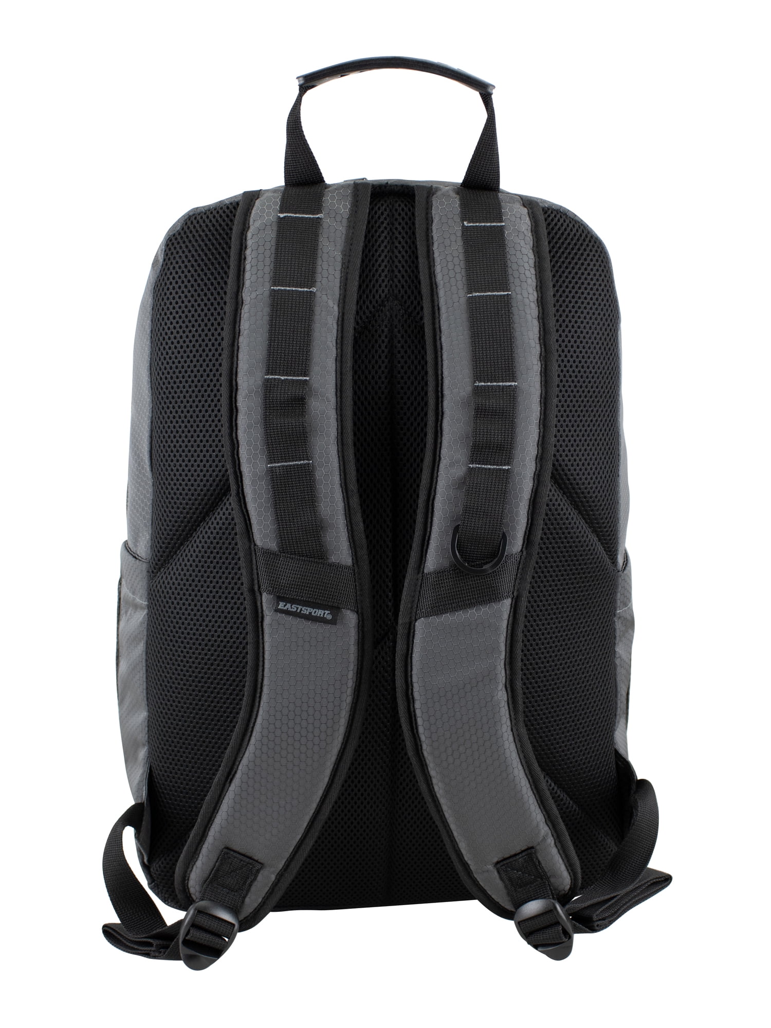 Eastsport Unisex 19" Impact Expandable Recycled Backpack, Charcoal