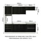 thumbnail image 3 of Cocina Integral Completa Modular Madesa Lux 260cm BN 01, 3 of 5