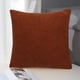 thumbnail image 1 of Funda de almohada decorativa | Funda de cojín de piel sintética con cremallera | Textura suave de osito de peluche | Cuadrada de 43 x 43 cm, 1 of 9