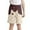 Brown, variant on Child Girls Boys Shorts Ice Cream Print Elastic Waist Comfortable Shorts With Pockets Sports Active Board Shorts Size 3 Y-4 Y