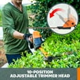 thumbnail image 5 of Worx WG252.9 20V Power Share 2-in-1 20" Cordless Hedge Trimmer (Tool Only), 5 of 8