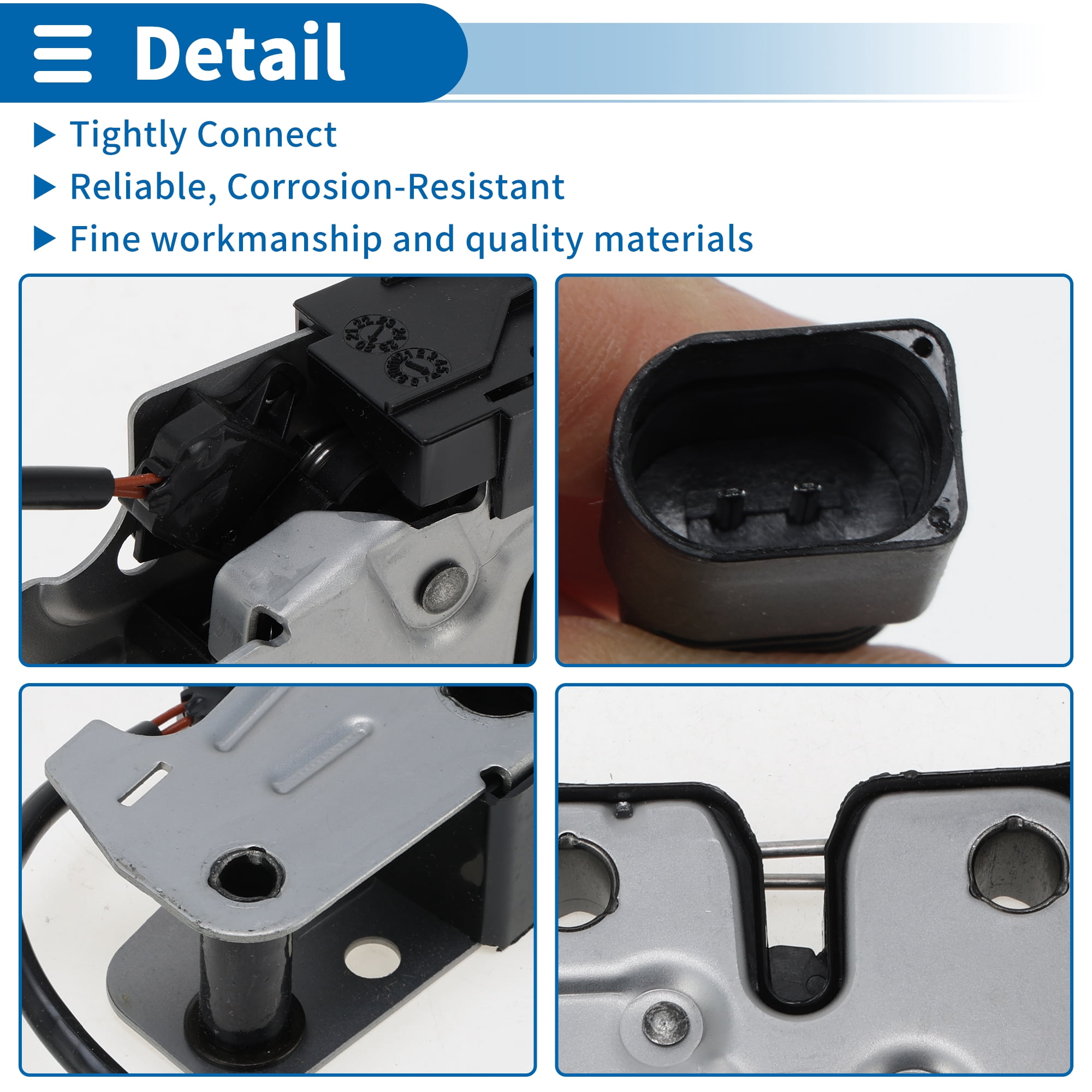 Unique Bargains Hood Latch Assembly for Volkswagen Passat 2006-2011 Engine Hood Lock