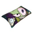thumbnail image 3 of Invader Zim Pillowcase Cushion Pillow Covers With Hidden Zipper Pillow Case Decor For Bed Dorm Sofa Couch Car 16"x24", 3 of 8