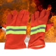 thumbnail image 4 of Guantes de protección antiincendios Zulema 2 piezas color naranja Ribete Reflectante, 4 of 8