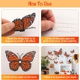 thumbnail image 7 of Juaoua 3D Butterfly Wall Decor Butterfly Decor Stickers with Magnets,3D Halloween Butterfly Wall Decor,Removable Butterflies Wall Decals for Home Classroom Party Decor,Reusable Butterfly Sticker, 7 of 7