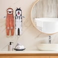 thumbnail image 4 of Towel AGRIMONY Sloth Divertida toalla de mano para cocina y baño, 4 of 7