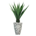 thumbnail image 1 of Vintage Home Artificial Faux Real Touch 5.09 Feet Tall Agava With Fiberstone Planter, 1 of 3