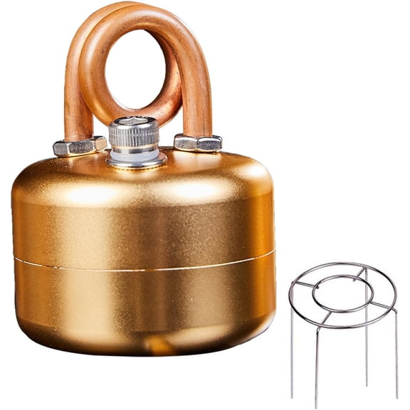 Mini Alcohol Camping Stove  Lightweight Brass & Aluminum Spirit Burner with Stand | Faster Heating  Perfect for Backpacking, Hiking & Brewing Piping Hot Tea/Coffee