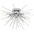 thumbnail image 2 of Dainolite 4 Light Flush Mount, Silver & Polished Chrome Finish, 2 of 3