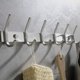 thumbnail image 2 of Perchero de pared de níquel cepillado con 6 ganchos dobles para colgar – Ganchos rústicos de acero inoxidable resistentes – Ropa,, 2 of 5