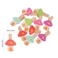 thumbnail image 2 of HINTRMENT 50pcs Mushroom Clip Hemp Rope Small Clip for Hanging Photo Collage and Various Uses, 2 of 6
