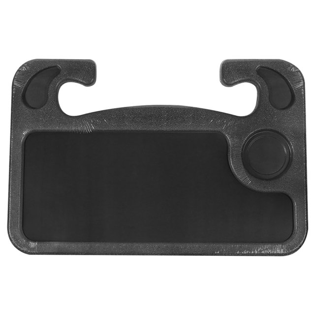 Kenally Volante de para coche, carrito de trabajo para comer, bebida, comida, café, soporte para artículos, bandeja para coche, ordenador Automoción decorativa y accesorios Negro Kenally VI001106-01B