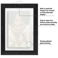 thumbnail image 3 of Americanflat 5" x 7" Two-Sided Floating Picture Frame to Display Photos, Wall Art, and Pressed Flowers - Black, 3 of 6