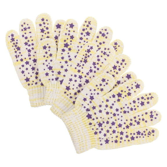 HONMEET 2Pairs Star-shaped Pattern Planting Protective Gloves for Kids in Multi Colors Aged 2-6