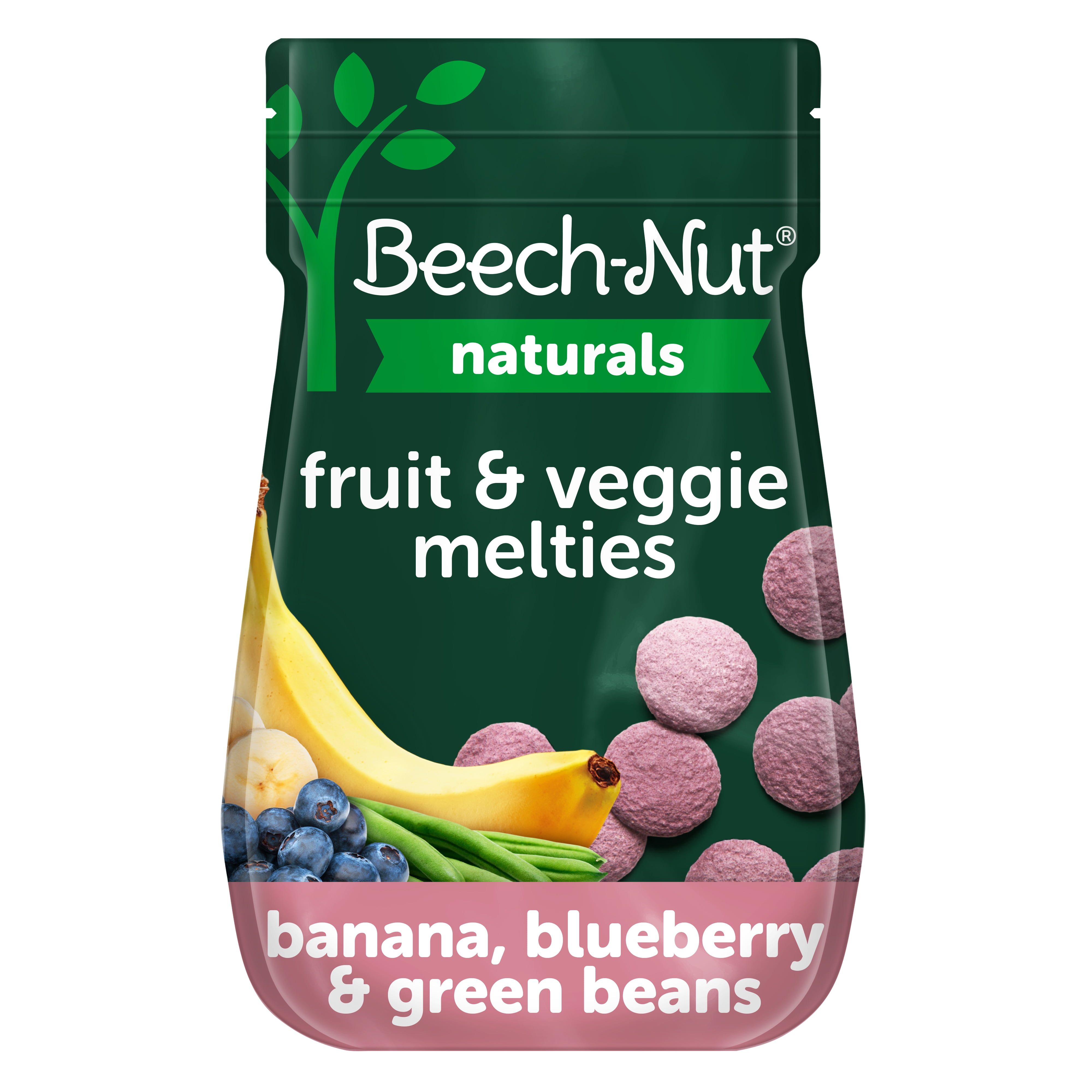 BeechNut Naturals Fruit & Veggie Melties Stage 3, Banana Blueberry