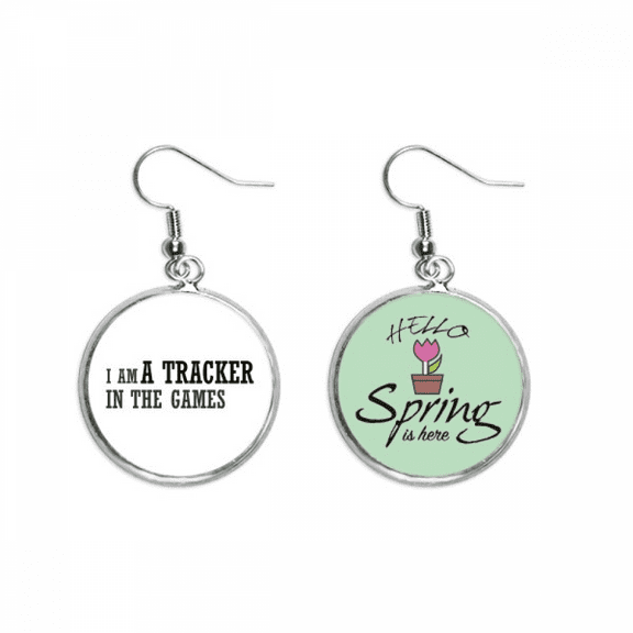 i am a tracker in the games decoration dangle season sp earring jewelry