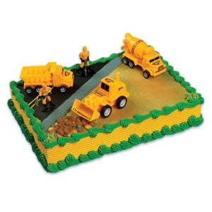 Construction Truck Cake Decorating Set Walmart Com