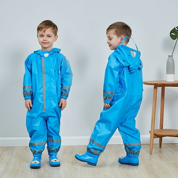 Unbrand Children's Jumpsuit Raincoat Waterproof Windproof Polyester