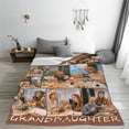 thumbnail image 3 of Custom Blanket with Text Photos,Personalized Customized Picture Blankets for Best Friend Bestie Sister BFF Christmas New Year Birthday Gifts 5 Photos Collage Blankets, 3 of 5