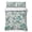 Teal, variant on Twin Quilt Set 68''x86'', Orange Black Ombre Lightweight Summer Bedspread Coverlet Set with 2 Pillow Shams, Modern Gradient Abstract Art Breathable All Season Quilt Bedding for Dorm/Bedroom