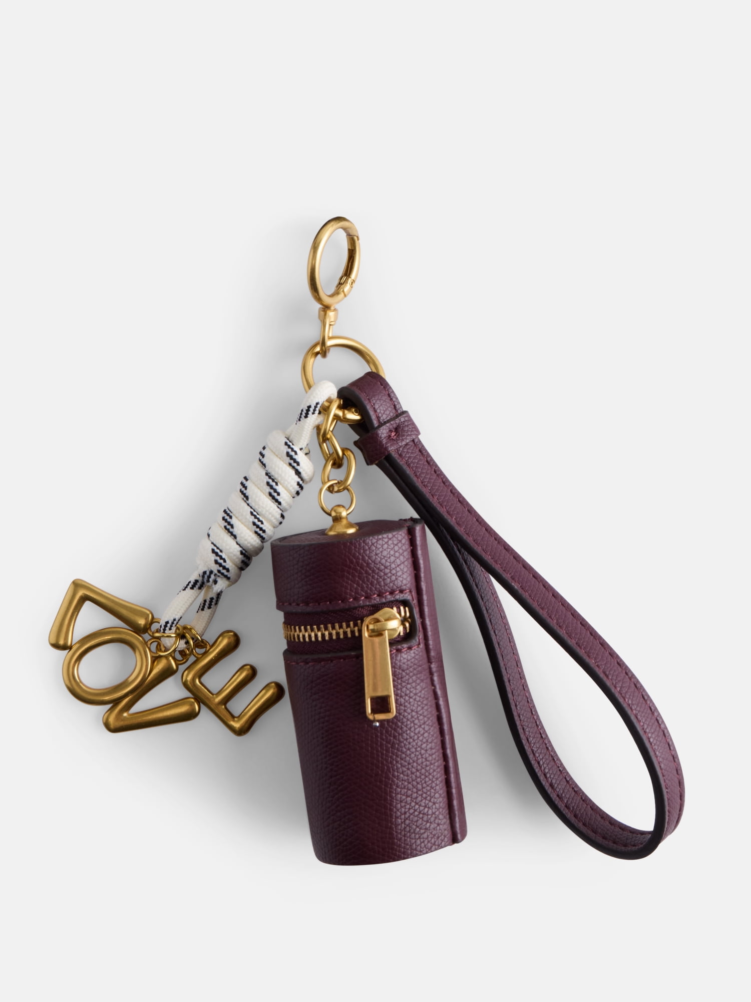 Free Assembly Women's Lipstick Holder Handbag Phone Charm, Chianti