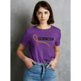 thumbnail image 2 of Exclusive Chain Pattern T-Shirt Women -Image by Shutterstock, Female Medium, 2 of 4