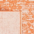 thumbnail image 5 of SAFAVIEH Courtyard Isolde Abstract Indoor/Outdoor Area Rug, Orange/Ivory, 2' x 3'7", 5 of 6
