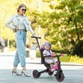 Aazon.co: Luddy 5 In 1 Toddler Tricycle For 1-3 Years Old, Baby Tricycle With Push Handle