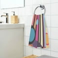 thumbnail image 3 of Yayeee 100% Cotton Hand Towels for Bathroom 16" x 28" Soft Absorbent Kitchen Towel, Futuristic Sun, 3 of 7