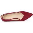 thumbnail image 5 of Unique Bargains Women's Pointed Toe Pull on Stiletto Heels Pumps, 5 of 7